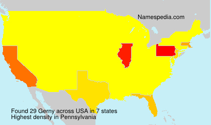 Surname Gerny in USA Surname Gerny in USA