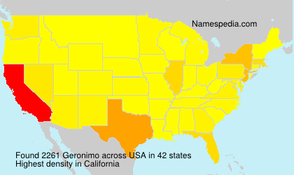 Surname Geronimo in USA Surname Geronimo in USA