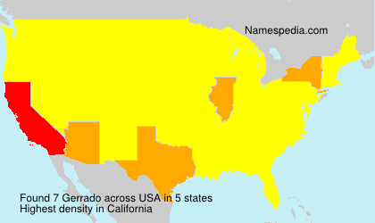 Surname Gerrado in USA Surname Gerrado in USA