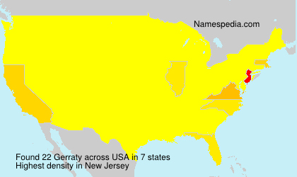 Surname Gerraty in USA Surname Gerraty in USA