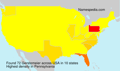 Surname Gerstemeier in USA Surname Gerstemeier in USA