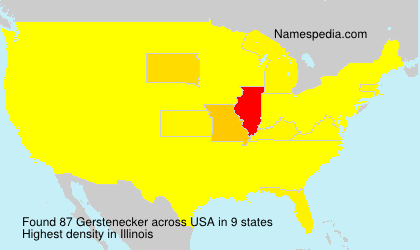 Surname Gerstenecker in USA Surname Gerstenecker in USA
