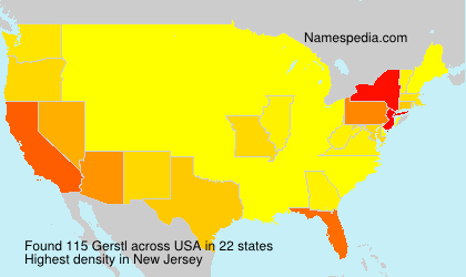 Surname Gerstl in USA Surname Gerstl in USA
