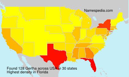 Surname Gertha in USA