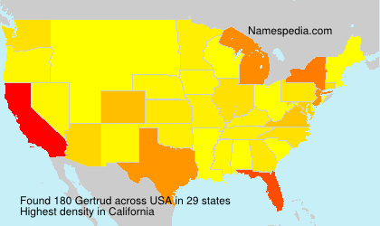 Surname Gertrud in USA Surname Gertrud in USA