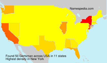 Surname Gertsman in USA Surname Gertsman in USA