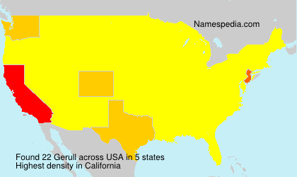 Surname Gerull in USA Surname Gerull in USA