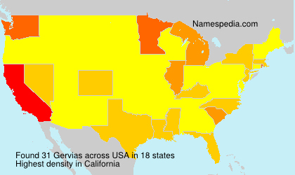 Surname Gervias in USA Surname Gervias in USA