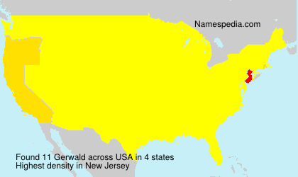 Surname Gerwald in USA Surname Gerwald in USA