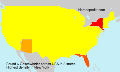 Surname Geschwinder in USA Surname Geschwinder in USA