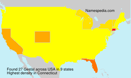 Surname Gestal in USA Surname Gestal in USA