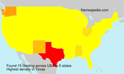Surname Gesting in USA Surname Gesting in USA