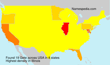 Surname Gete in USA Surname Gete in USA