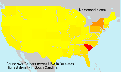 Surname Gethers in USA Surname Gethers in USA