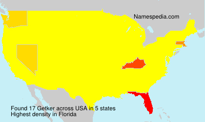 Surname Getker in USA Surname Getker in USA