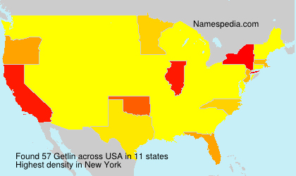 Surname Getlin in USA Surname Getlin in USA