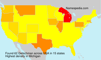 Surname Getschman in USA Surname Getschman in USA