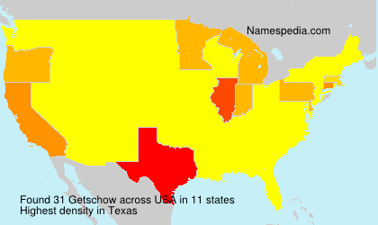 Surname Getschow in USA Surname Getschow in USA