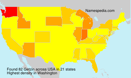 Surname Getzin in USA Surname Getzin in USA