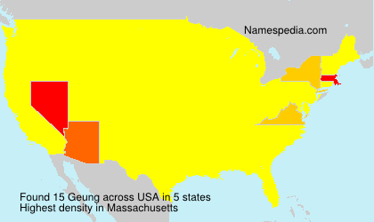 Surname Geung in USA Surname Geung in USA