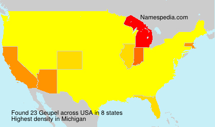 Surname Geupel in USA Surname Geupel in USA