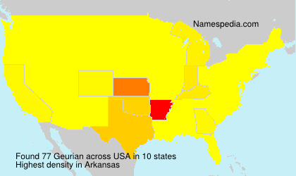 Surname Geurian in USA Surname Geurian in USA