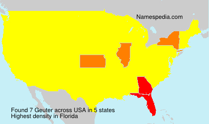 Surname Geuter in USA Surname Geuter in USA