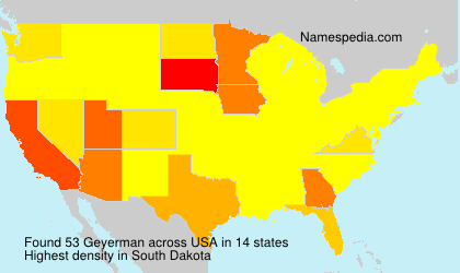 Surname Geyerman in USA Surname Geyerman in USA