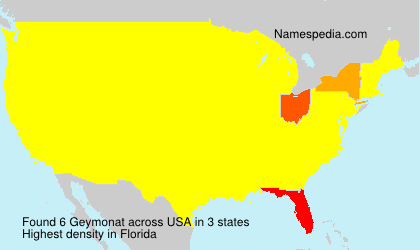 Surname Geymonat in USA Surname Geymonat in USA