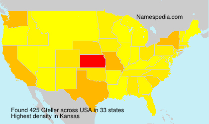Surname Gfeller in USA Surname Gfeller in USA