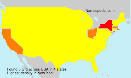 Surname Gfg in USA