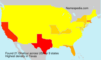 Surname Ghafour in USA