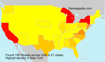 Surname Ghaleb in USA Surname Ghaleb in USA