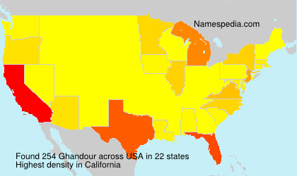 Surname Ghandour in USA Surname Ghandour in USA