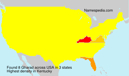 Surname Gharad in USA Surname Gharad in USA