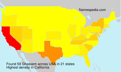Surname Ghassem in USA Surname Ghassem in USA