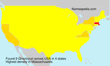 Surname Ghazinouri in USA Surname Ghazinouri in USA
