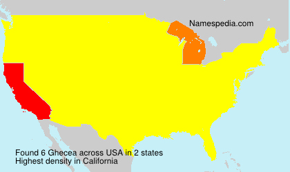 Surname Ghecea in USA Surname Ghecea in USA