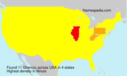 Surname Ghenciu in USA Surname Ghenciu in USA