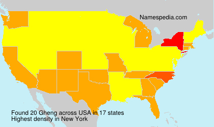 Surname Gheng in USA Surname Gheng in USA