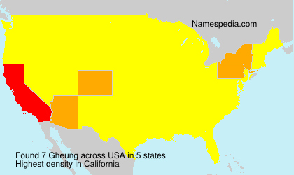 Surname Gheung in USA Surname Gheung in USA
