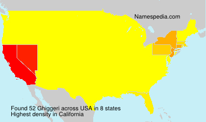 Surname Ghiggeri in USA Surname Ghiggeri in USA