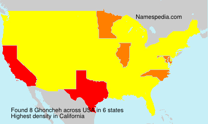 Surname Ghoncheh in USA Surname Ghoncheh in USA