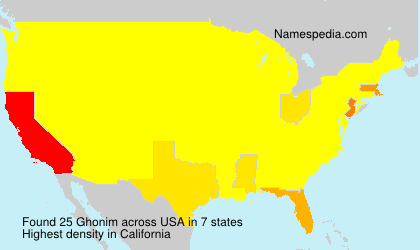 Surname Ghonim in USA Surname Ghonim in USA