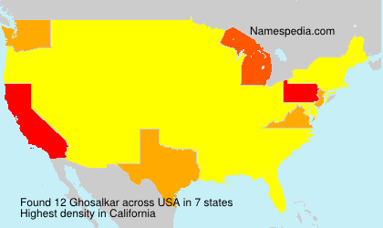 Surname Ghosalkar in USA Surname Ghosalkar in USA