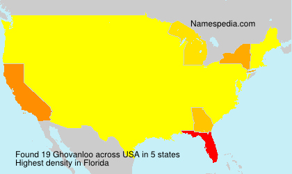 Surname Ghovanloo in USA Surname Ghovanloo in USA