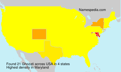 Surname Ghozati in USA Surname Ghozati in USA
