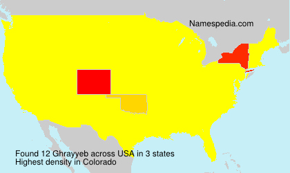 Surname Ghrayyeb in USA Surname Ghrayyeb in USA
