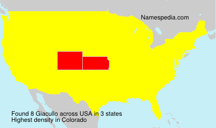 Surname Giacullo in USA Surname Giacullo in USA