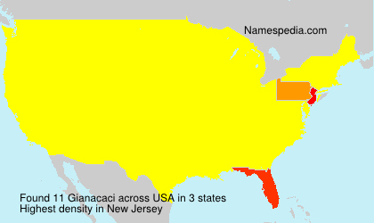 Surname Gianacaci in USA Surname Gianacaci in USA